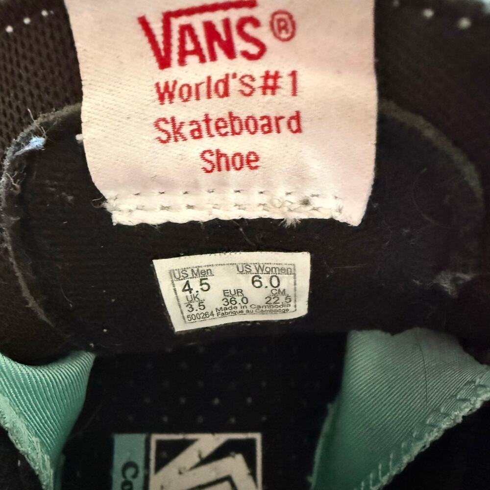 Vans ComfyCush Sk8 Hi Black White High Top Sneakers Mens 4.5 Womens 6 Stains